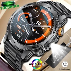 Đồng Hồ Thông Minh Nam LIGE Với Pin 1000mAh Đèn Pin Ngoài Trời Gọi Bluetooth Chống Nước Theo Dõi Sức Khỏe Đo Nhịp Tim
