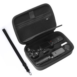 XFJI | XFJI Portable Carrying Bag for DJI Osmo Pocket 4P Vlog Combo Gimbal Camera Accessories with Strap 4 Dedicated Filter Slots