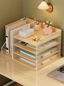 WUBUWEI | Office Desktop Acrylic Multifunction Storage Organizer