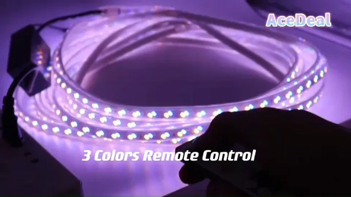 LED Strip Light Super Bright Tri Color Light Strip Included Remote ...