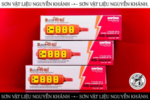 Ổ Cắm Điện Chịu Tải SOPKA 4 Ổ Cắm 4S-6000W – Ổ Cắm Nối Dài Tiện Lợi Dùng Cho Nhiều Thiết Bị