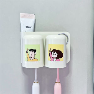 Bộ 4 Cốc Đánh Răng Treo Tường Phòng Tắm Bút Chì Cưng Cốc Đựng Kem Đánh Răng Bộ Dụng Cụ Vệ Sinh Cá Nhân Sáng Tạo