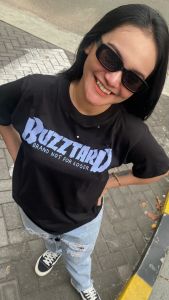 Tshirt Buzztard Grim Skater // Kaos punk // Kaos hitam // Kaos pria