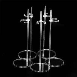 5/10Pcs Transparent Doll Display Stands Barbie Dolls Support Figure Holder Children Toys Accessories Puppet Model Stand