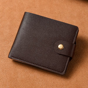 Compact Lightweight Short Wallet for Women Multi-Functional Foldable Simple Stylish Coin Purse Mini Card Holder Leather Wallet