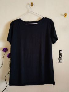 Kaos polos lengan pendek pria/wanita