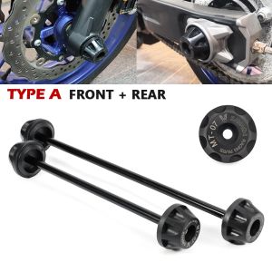 Rear Front Axle Fork Crash Slider For YAMAHA MT-07 FZ-07 2014-2024 XSR700 MT07 FZ07 Motorcycle Wheel Protector XSR 700 MT FZ 07