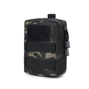Mens Outdoor Commuter Tactical Waist Bag Multi-Functional EDC Molle Tool Kit Hanging Bag Oxford Cloth Fitness Running Travel