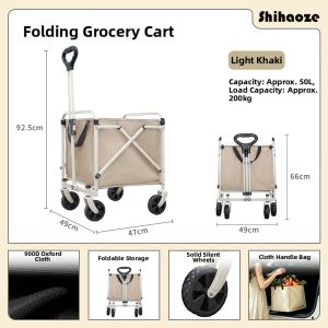 SHIHAOZE | Folding Portable Shopping Cart