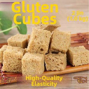 Dried Wheat Gluten Dice Drying Tofu Cubes Semi-finished Ingredients for Hot Pot or Cold Salads