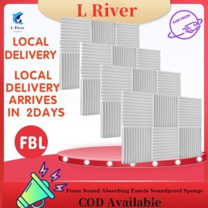 Local Delivery: 12pcs/pack Studio Acoustic Foams Sound Insulation Foam Sound Absorbing Panels Soundproof Sponge 30 * 30 * 5cm/ 12 * 12 * 2in