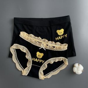 New Arrival Couple Underwear Couples Same Style One Male and One Female Classy Pure Cotton Sentiment Minimalist Cute Antibacterial Seamless Underwear