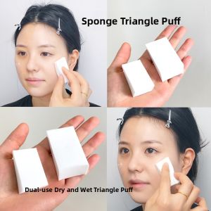 Disposable Triangle Sponge Makeup Artist Professional Sponge Base Dry Wet Use Studio Makeup Sponge Individually Packaged
