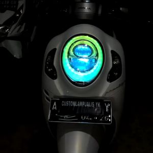 SATU SET LAMPU ALIS RUNING RGB HONDA SCOOPY GRATIS ALIS SEIN + GRATIS LAMPU DEVIL TIDAK BERBINTIK