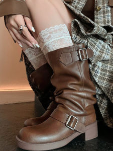 White Lace Womens Summer Thin Mid-Calf Socks Beautiful Mermaid Style Leggings Socks for Boots Ultra-Thin Breathable Stockings