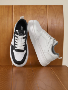 Josiny | Height Increasing Soft Bubbled Sole Breathable White Shoes
