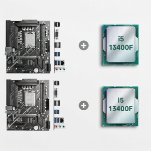 HUANANZHI | Compatible with 12th-14th Gen Core Processor Motherboard Set i5 14400F and 12600KF Kit