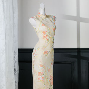 New Chinese Style Elegant Sleeveless Dress