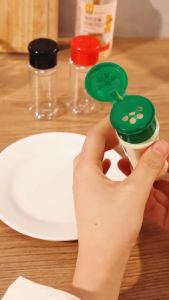 5ชิ้น 100มล ขวดเครื่องเทศพลาสติก / ขวดใส่เครื่องปรุงและพริกไทยใส / ขวดใส่เครื่องปรุงและพริกไทย / ขวดจัดระเบียบเครื่องปรุงบาร์บีคิว / ขวดใส่เครื่องปรุงบาร์บีคิวแบบพกพาสำหรับตั้งแคมป์ / ขวดใส่เครื่องปรุงและพริกไทยสำหรับเก็บเครื่องปรุงในครัว