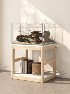 Intelligent Ecosystem Real Wood Living Room Floor Fish Tank Stand
