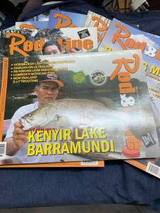Clearance Sale- Pre-loved /Old Rod & Line Fishing Magazine -(English version) Bundle 6 copies (Random)