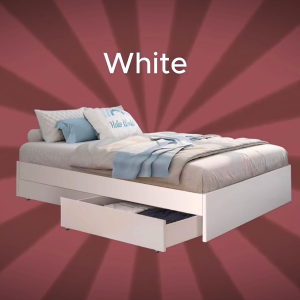 [FREE INSTALLATION] KENZZO: E1 Grade Special Edition Wooden super single bed frame with headboard /Mattress/super single