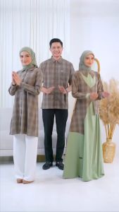 OKASHA TRIPLE BY LUBI GAMIS & KOKO & TUNIK TERBARU DAILY KASUAL KEKINIAN KONDANGAN KULIAH TERMURAH