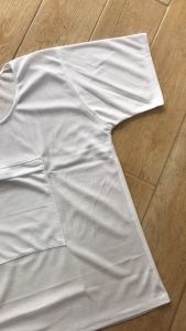 Ezpata Kaos Oblong Pria Dewasa Bahan Katun Umroh Haji  Lengan Pendek Saku Resleting Jumbo Untuk Menyimpan Uang dan Barang Kecil Termurah 2023
