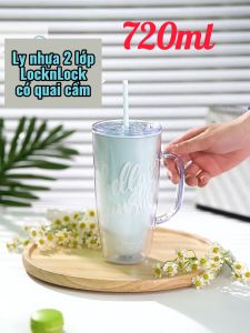 Ly nhựa 2 lớp có tay cầm Lock&Lock dung tích 720ml HAP503 P3HStore