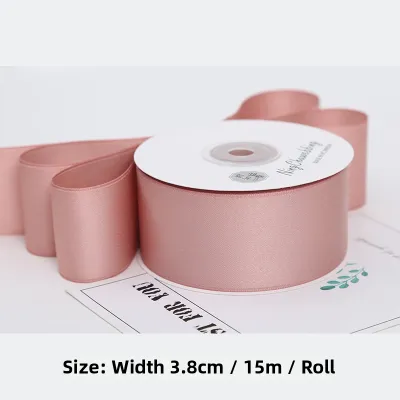 NingChu Ribbon | Matte Polyester Double-Sided Ribbon 3.8cm
