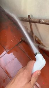 Bộ vòi xịt vệ sinh nhựa ty đồng KENISI-BXN35bộ xịt nhựa ABS có đầu vòi xịt liền tay