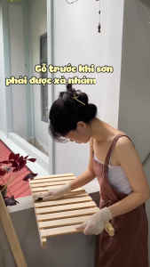Sơn gỗ gốc nước - tạo màu gỗ tự nhiên lên vân gỗ dành cho gỗ thịt
