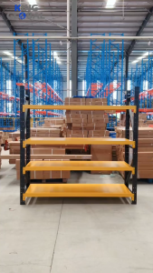 Heavy Duty Storage Racks 1200KG 4 Tier 200*60*200cm Adjustable Metal Rack Industrial Warehouse Shelf Rak Besi Bertingkat Kuat重型货架