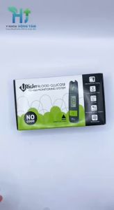 Máy Đo Đường Huyết Uright TD - 4265 + Hộp 25 Que + Kim/ Cồn Theo Dõi Sức Khỏe Hiệu Quả