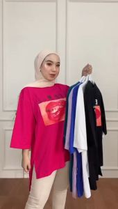Kaniya Mk04 -SALE BESAR ..! Semi tunik atasan kaos full catton combad tebal produk terbaik terlaris neum muslim yuk co bisa COD