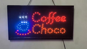 COFFEE CHOCO LED DISPLAY BOARD SIGNAGE LED LIGHT ENERGY SAVING LIGHT BILLBOARD