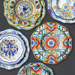 Hand-painted Irregular Creative Steak Plate