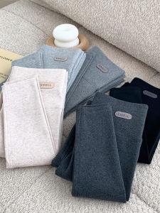 High Waist Slim Fit Cotton Pants Womens Spring Autumn Thin Elastic No Embarrassing Lines Base Layer Pants Casual Wear