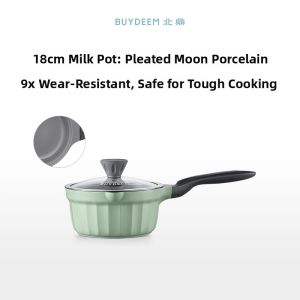 BUYDEEM | Non-stick Wear-resistant Ceramic Coated Milk Pot 20cm