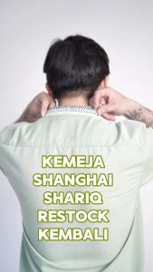 Jane Frey Clothing Kemeja Koko Lengan Pendek Pria | 8203 Kemeja Pendek Shanghai M-XXL