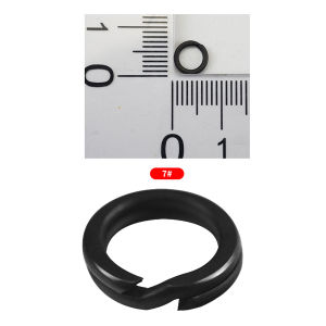 Fishing Split Rings : 50pcs Heavy Duty Steel Fishing Lure Making Ring Fishing Hook Connector Tackle 4.5mm 5mm 5.5mm 6mm 7mm