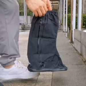 High Tube Waterproof Rain Boot Kasut Hujan Anti-slip Rain Shoe Cover Waterproof Shoes Cover Reflective Rain Shoes