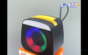 Portable Mini Bluetooth Speaker with Subwoofer - Wireless Outdoor Speaker with TF Card Support