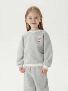 Marc&Janie | Cute Rabbit Design Kids Hoodie Sport Set