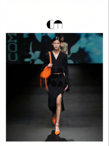 Autumn Womens Black Pleated Hem Skirt