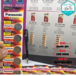 Pin Cúc PANASONIC CR1616 CR2016 CR2025 CR2032 cho remote đồng hồ đèn xe đạp - Chính Hãng Giá Tốt