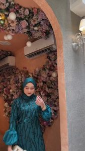 COD SECILIA TILLE DRESS BUSUI FRIENDLY / Gamis Wanita Terbaru 2023 / Gamis Kondangan Mewah Elegan / Fashion Wanita Muslim