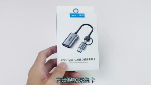 Jasoz Video Capture Card Type C to HDMI Adapter USB C to HDMI Adapter USB 3.1 4K Converter สำหรับเครื่องพีซีแล็ปท็อปแท็บเล็ตโทรศัพท์