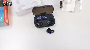 Headset TWS M10 Original Bluetooth Wireless Anti Air Waterpoof Hetset Earphone M-10 HiFi Stereo Earbuds