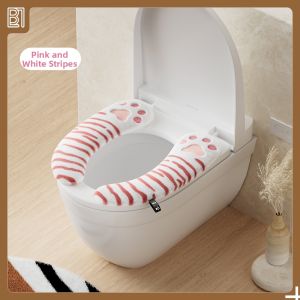 bydoll | Thickening Warm Toilet Seat Cover For Autumn and Winter Large Size